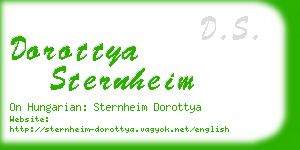 dorottya sternheim business card